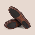Sledgers Ruben Buckled Tassel Driving Shoes - Coffee