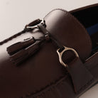 Sledgers Ruben Buckled Tassel Driving Shoes - Coffee