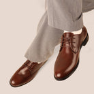 SLEDGERS Bram Formal Derbies - Coffee