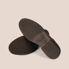 SLEDGERS Leon Moc-Toe Derbies - Coffee