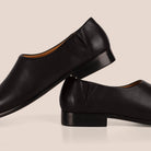 Sledgers Parker Leather Slip-ons - Black