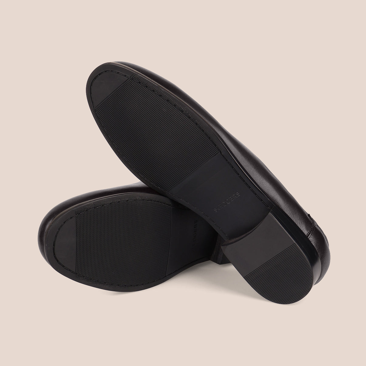 Sledgers Parker Leather Slip-ons - Black