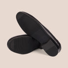 Sledgers Parker Leather Slip-ons - Black