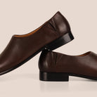 Sledgers Parker Leather Slip-ons - Coffee